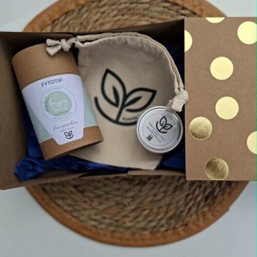 Coffret cadeau "Bain aromatique & pommade"